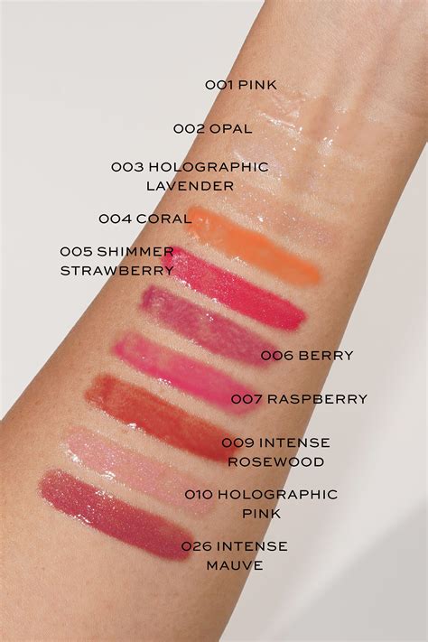 dior dice lip gloss|dior lip gloss color chart.